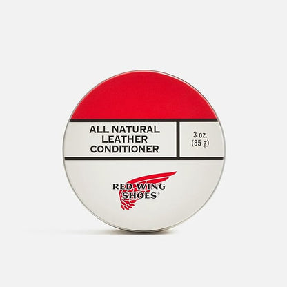 Red Wing Shoes All Natural Leather Conditioner, Pine Pitch, Mink Oil, Beeswax Blend, 3 oz