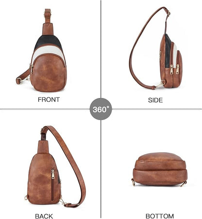 Telena Crossbody Bags for Women Leather Cross Body Sling Bag for Woman Travel