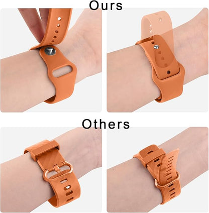 Meliya 22mm Watch Bands Quick Release Replacement Wristband, Soft Silicone Sport Replacement Straps for Men Women