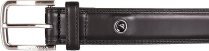 Nautica Men's Dress Leather Belt for Suits and Pants | Classic | Business | Fashion | Adjustable | Metal Buckle