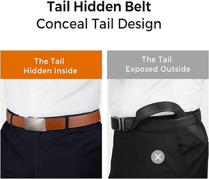 Zitahli Ratchet Belts for Men,Adjustable for Gift mens belt Leather For Dress and Casual Trim to Fit,Men's Accessories