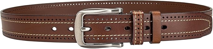 Luxury Full Grain Genuine Leather Belt Men Gift, 1.5" Wide Vintage Real Leather Western Cowboy Men's Belts