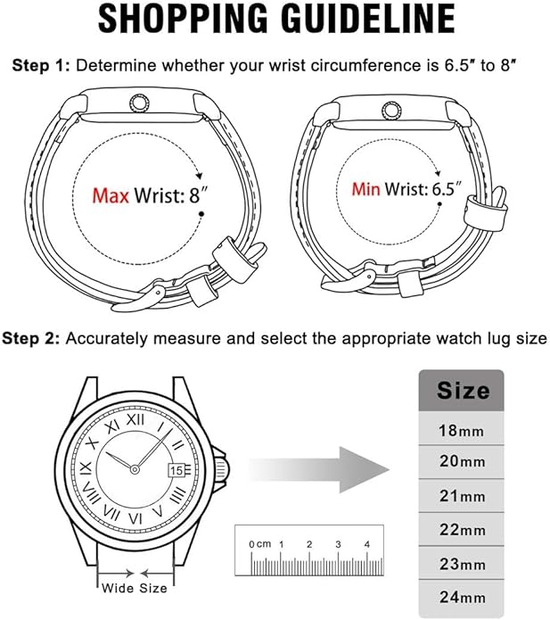 Ritche Christmas Gift Quick Release Leather Watch Bands Genuine Watch Straps for Men Women Top Grain Leather Watch Strap, White Elephant Gifts, Stocking Stuffers for Men, Father's Day gifts