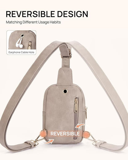 Telena Crossbody Bags for Women Leather Cross Body Sling Bag for Woman Travel