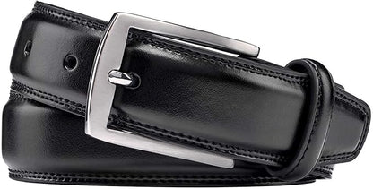 KM Legend Mens Genuine Leather Dress - Classic & Fashion For Work Business And Casual Belt