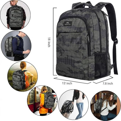 MATEIN 17.3 Inch Computer Backpack, Extra Large TSA Friendly Travel Laptop Backpack, Anti Theft Carry On Flight Approved Business Work College Backpack Bag for Men Women Gift