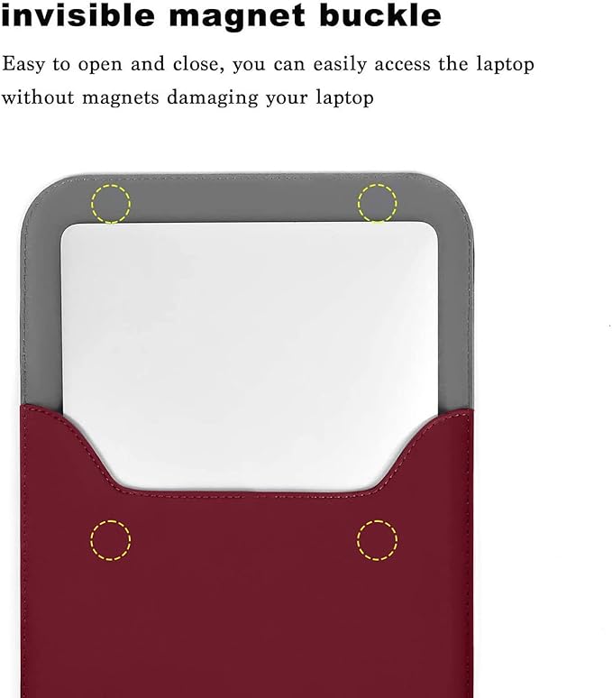 MOSISO Laptop Case 13.3 inch, 13-13.3 inch Laptop Sleeve Compatible with MacBook Neo 13 A18 Pro A3404 /Air 13/Pro 13/Pro 14 M5 M4 M3 M2 M1, Faux Suede Leather Case with Small Bag, Wine Red