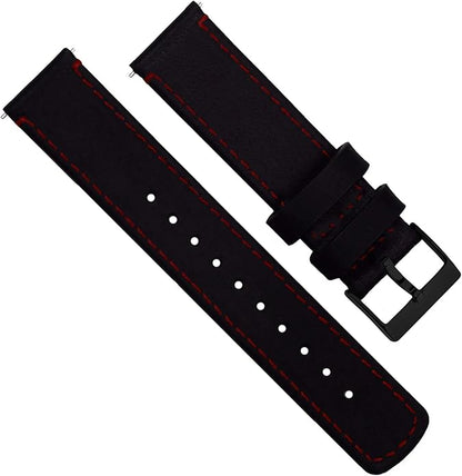 BARTON WATCH BANDS - Top Grain Leather Watch Bands Compatible with Apple Watch Models - 1, 2, 3, 4, 5, 6, 7, 8, 9, 10, SE, Ultra & Ultra 2
