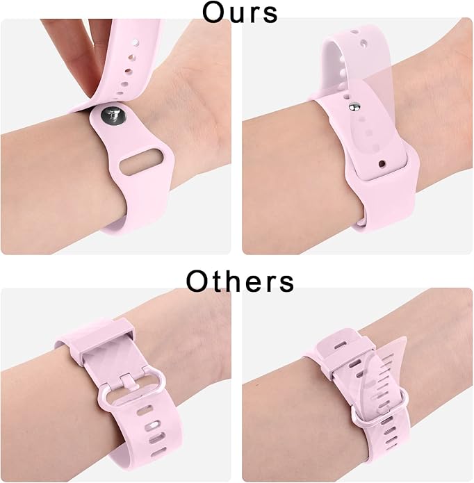 Meliya 22mm Watch Bands Quick Release Replacement Wristband, Soft Silicone Sport Replacement Straps for Men Women