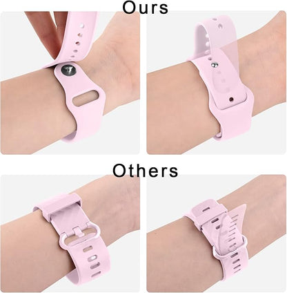 Meliya 22mm Watch Bands Quick Release Replacement Wristband, Soft Silicone Sport Replacement Straps for Men Women