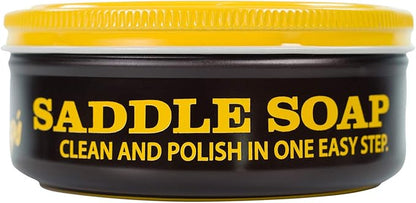 Fiebing's Yellow Saddle Soap for Leather (2 Pack, 12 oz Each) - Leather Cleaner & Conditioner to Soften, Protect & Restore Leathercraft - Leather Soap for Car Seat, Couch, Shoe, Purse, Boot, Bag