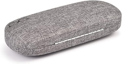 RayLove 3-Pack Hard Shell Eyeglasses Case Large Reading Glasses Hard Case