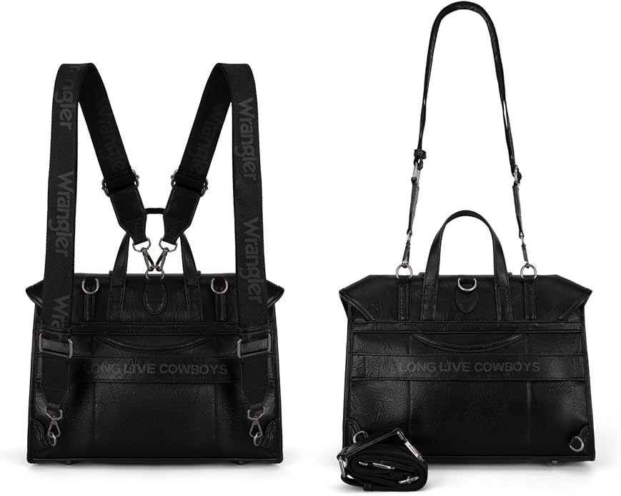 Wrangler Laptop Bag for Women Messenger Bag Briefcase Computer Backpack Convertible Satchel Bag