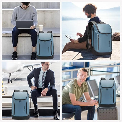 BANGE Business Smart Backpack Waterproof fit 15.6 Inch Laptop Backpack with USB Charging Port,Travel Durable Backpack