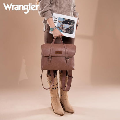 Wrangler Laptop Bag for Women Messenger Bag Briefcase Computer Backpack Convertible Satchel Bag