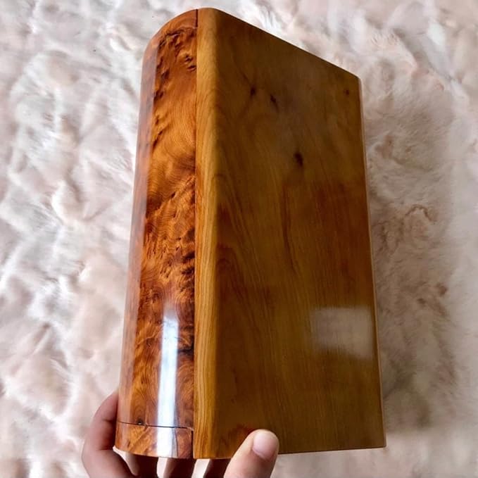 Hand Carved Wooden Multipurpose Keepsake Jewelry Decorative Art Box Storage Organizer (Large wood Box,Antique) (SQUARE XLARGE)