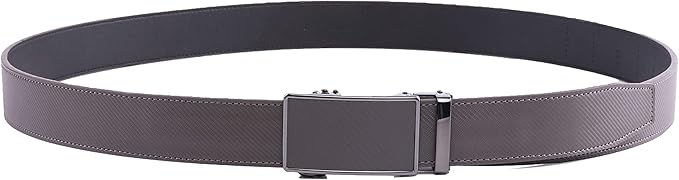 Fabio Valenti Mens Belt,Ratchet Belt Dress with 1 3/8" Genuine Leather with Easier Adjustable Buckle, Trim to Fit