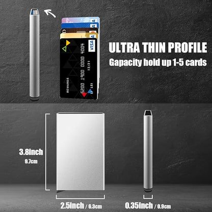 FurArt Slim Minimalist Wallet, Front Pocket Wallets, RFID Blocking, Credit Card Holder for Men