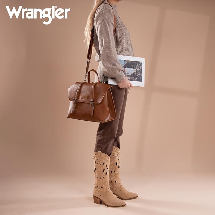 Wrangler Laptop Bag for Women Messenger Bag Briefcase Computer Backpack Convertible Satchel Bag