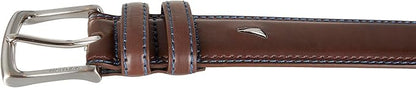 Nautica Men's Dress Leather Belt for Suits and Pants | Classic | Business | Fashion | Adjustable | Metal Buckle