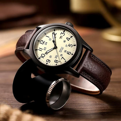 Getalia Italian leather Watch Band Tuscany Natural Vegetable-Tanned Full Grain Leather,14mm 16mm 18mm 19mm 20mm 21mm 22mm Quick Release Replacement Watch Straps for Men and Women Thick and Soft