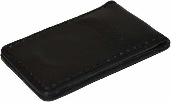 LB LEATHERBOSS Men's New Leather Strong Magnetic Money Clip