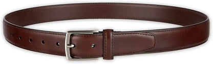 Haggar mens Leather Dress Belt for Suits and Pants - Classic, Formal, Business, Work