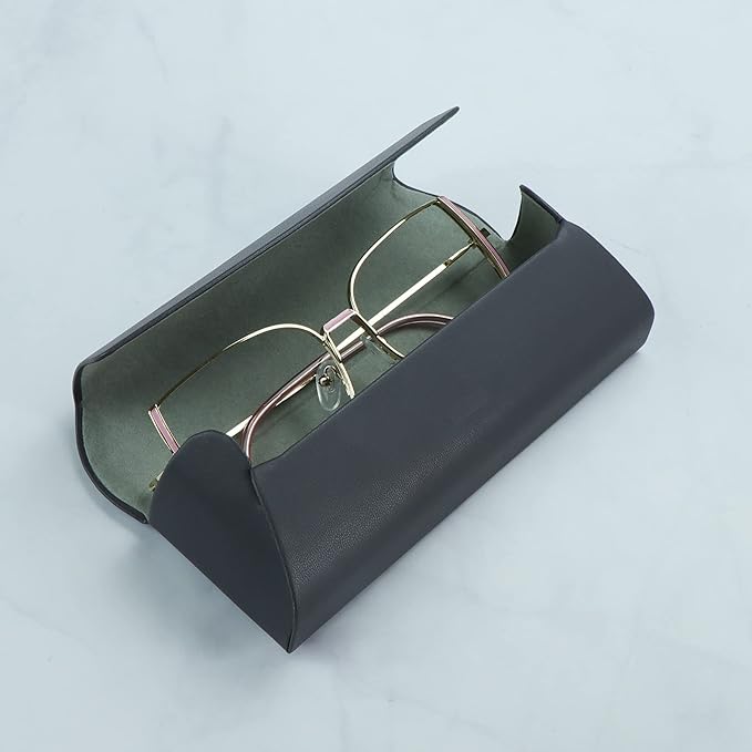 VisionGlobal Hard Shell Eyeglass Case for Eyeglasses and Sunglasses for Men/Women and Kids