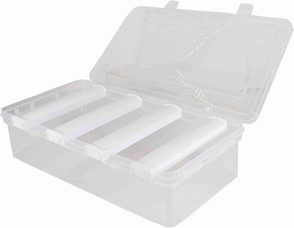 Plastic Bangles Box For Women with Adjustable 4 Rods | Multipurpose Jewellery Storage Boxes & Bangles Organizers For Travel, Chudi, Bracelet, Watches, Jewellery, Bride, Return Gift- Pack of 1
