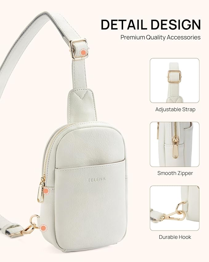 Telena Crossbody Bags for Women Leather Cross Body Sling Bag for Woman Travel