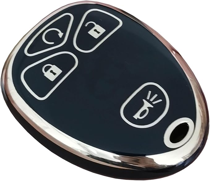 for Chevrolet Key Fob Cover Fit for Chevy Suburban Tahoe Traverse Buick Enclave Cadillac Escalade GMC Yukon