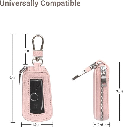 Yuoyar Premium Leather Key Fob Case - Universal Car Key Holder
