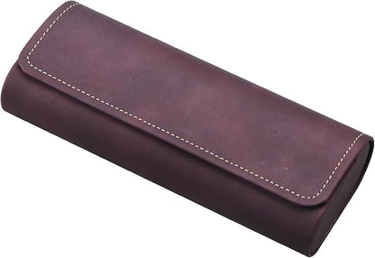 LifeArt Eyeglass Case Hard Shell, Portable Sunglass Case for Women and Men, fashionable PU Leather Eyeglass Case, Lightweight