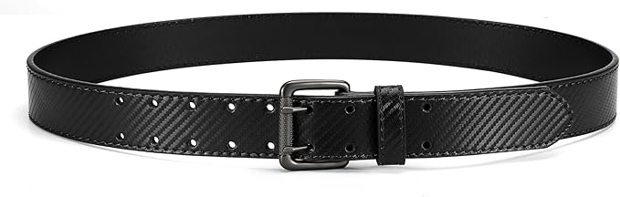 CHAOREN Work Belts for Men Heavy Duty - 1.5" Full Grain Leather Belt Casual - Fully Adjustable, Double Prong