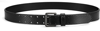 CHAOREN Work Belts for Men Heavy Duty - 1.5" Full Grain Leather Belt Casual - Fully Adjustable, Double Prong
