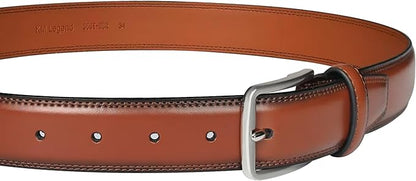 KM Legend Mens Leather Dress Belt for Work Business and Casual