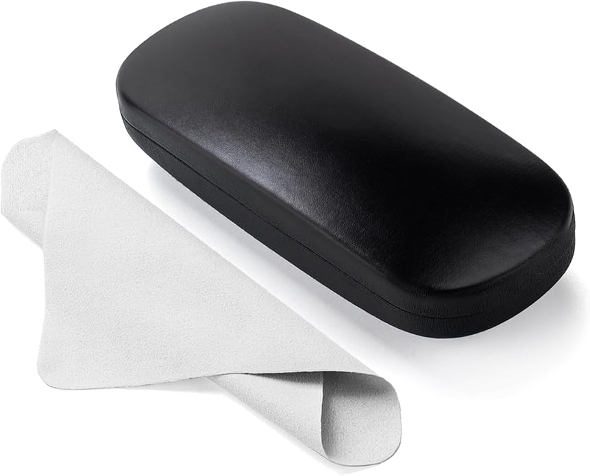 Marvolia Glasses Case Hard Shell - PU Leather Eyeglass Cases Eyeglasses Case for Sunglasses Eye Glasses Cases