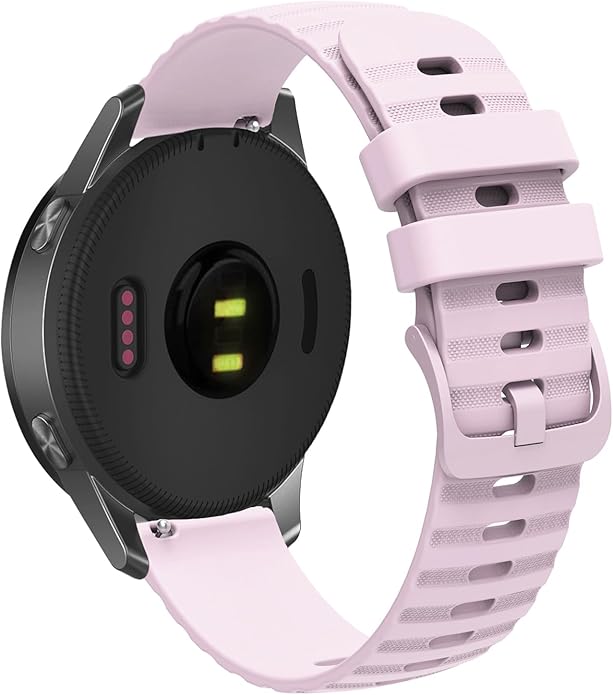 FanTEK Compatible with 18mm 20mm 22mm Watch Bands Quick Release Replacement Wristband, Silicone Sport Bands for Men Women