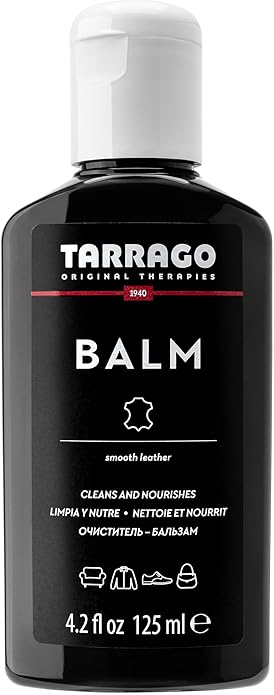 Tarrago Leather Balm Conditioner- Nourishes and Restores Color for Smooth, Patent, Exotic, and Reptile Leather - 4.23oz