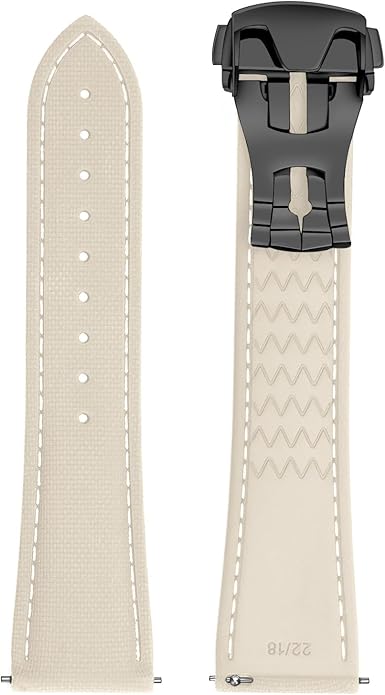 ULLCHRO Watch Strap Watch Band 20mm 22mm Man Waterproof Quick Release Bands Sport Replacement Strap Soft FKM Rubber Watchband