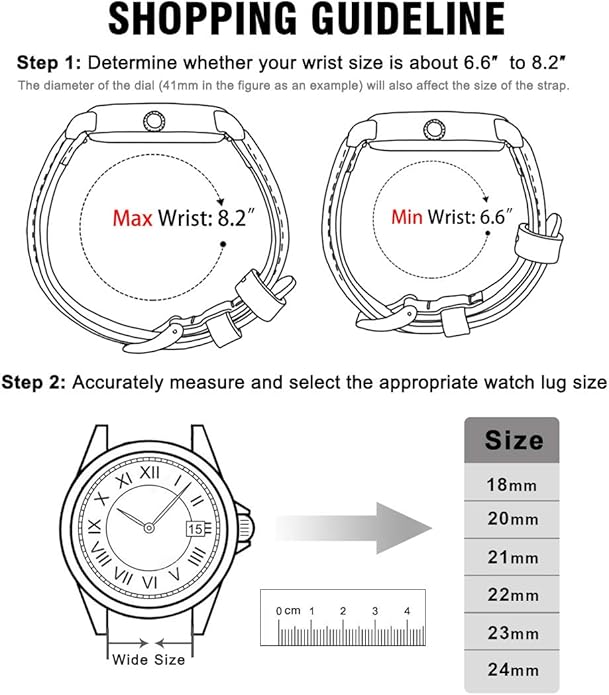 Ritche Christmas Gift Quick Release Leather Watch Bands Genuine Watch Straps for Men Women Top Grain Leather Watch Strap, White Elephant Gifts, Stocking Stuffers for Men, Father's Day gifts