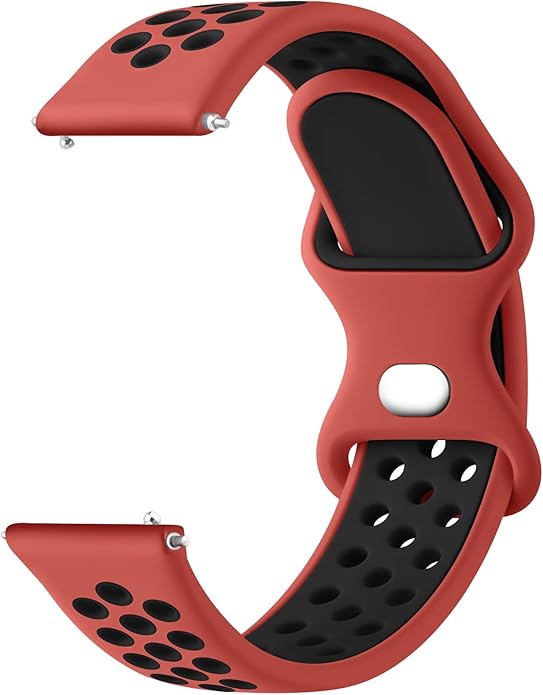 Meliya 20mm 22mm Watch Bands Quick Release Replacement Wristband, Soft Silicone Bands Breathable Sport Replacement Straps for Men Women