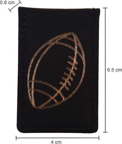 LB LEATHERBOSS Men's New Leather Strong Magnetic Money Clip