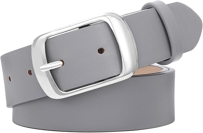 SUOSDEY Women Belts For Jeans Dresses Pants Ladies Leather Waist Belt with Elegant Buckle, Width 1.3"