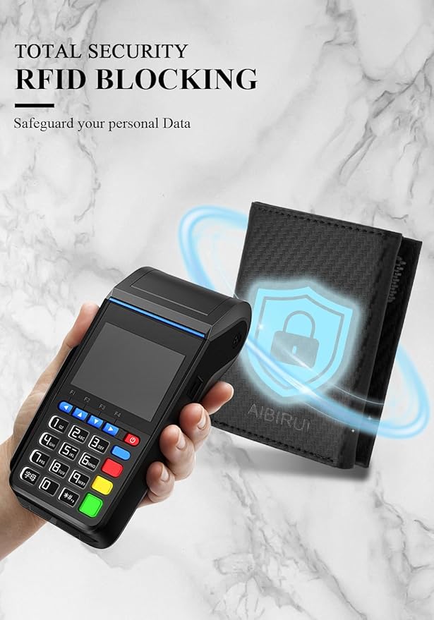 Wallet for Men,Trifold Wallets for Men Holds 12 Cards,20 Bills,ID Window | Ridge wallets for men,Minimalist Pop Up Wallet for Men-RFID Blocking Mens Trifold Wallet(Men's Gifts)
