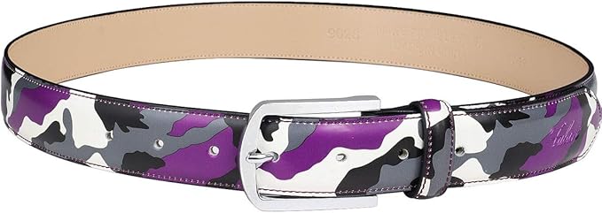 Falari Men Genuine Leather Casual Dress Belt With Single Prong Buckle, Classic Style Belt
