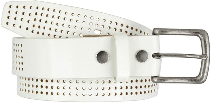 Western Floral Engraved Embossed Tooled Genuine Leather Belt Strap or Belt 1-1/2"(38mm) Wide, Multi-Style Options
