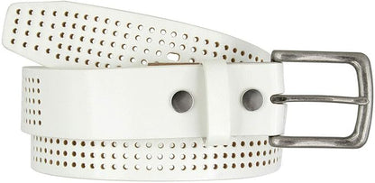 Western Floral Engraved Embossed Tooled Genuine Leather Belt Strap or Belt 1-1/2"(38mm) Wide, Multi-Style Options