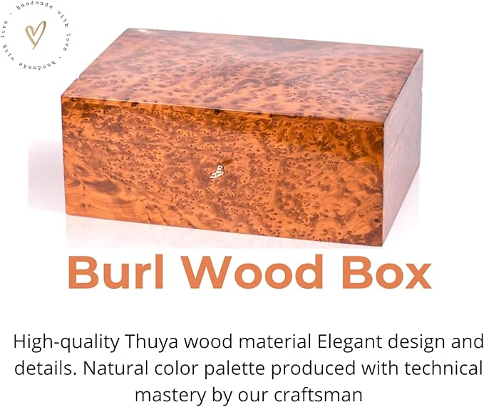 Hand Carved Wooden Multipurpose Keepsake Jewelry Decorative Art Box Storage Organizer (Large wood Box,Antique) (X-Large With Lock)