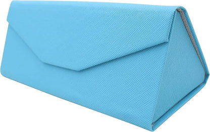 Real Sic Glasses Case for Men and Women - Magnetic Folding Hard Shell Sunglass Holder - Inspired by Solid Color